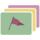 Colored icon with 3 tabs ACHIEVE Training Centre has a lot of topics